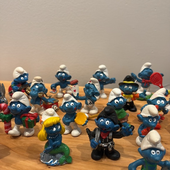 Lot of 28 vintage smurf collection - Picture 6 of 16